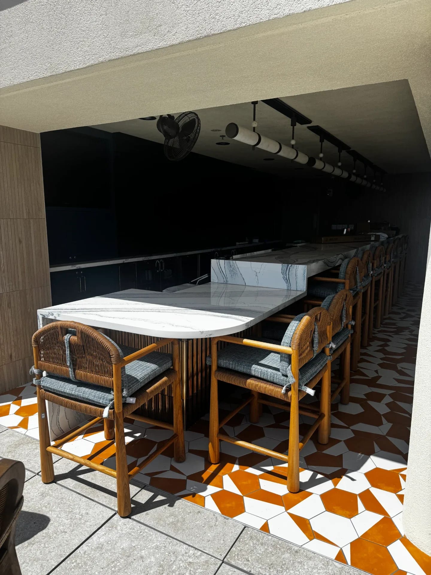 Restaurant & Bar Millwork at Salt & Sky Rooftop Bar, project photo 5